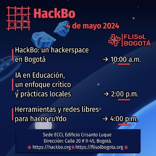 HackBo en el Flisol Bogotá 2024 | 04 de mayo 2024