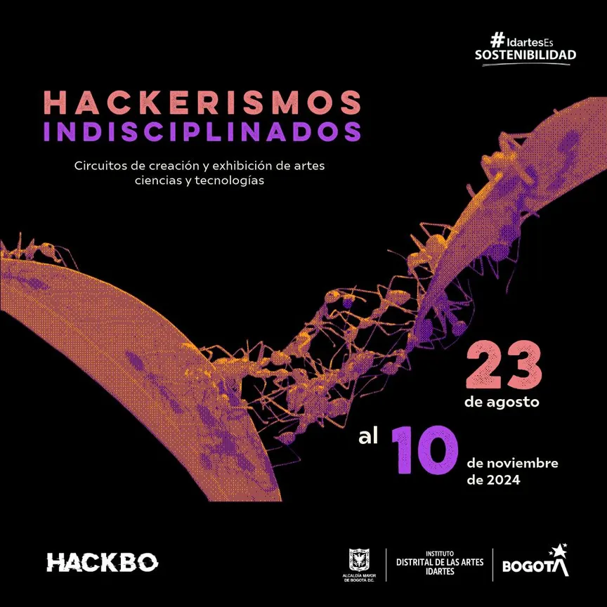 Hackerismos Indisciplinados del 23 de agosto al 10 de noviembre 2024.