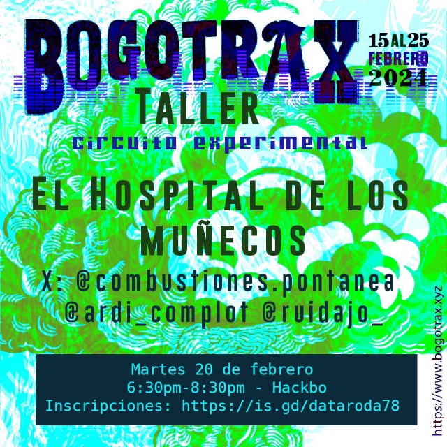 Banner del taller Hospital de los muñecos en bogotrax