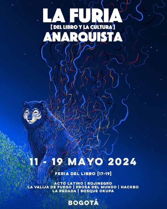 La Furia [del libro y la cultura] Anarqista | 11 a 19 de Mayo 2024